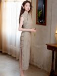 Asian Dress Dresses Retro Sleeveless Qipao3.jpg