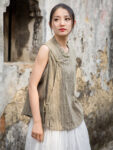 Asymmetrical Chinese Vest Linen Sleeveless Top2.jpg