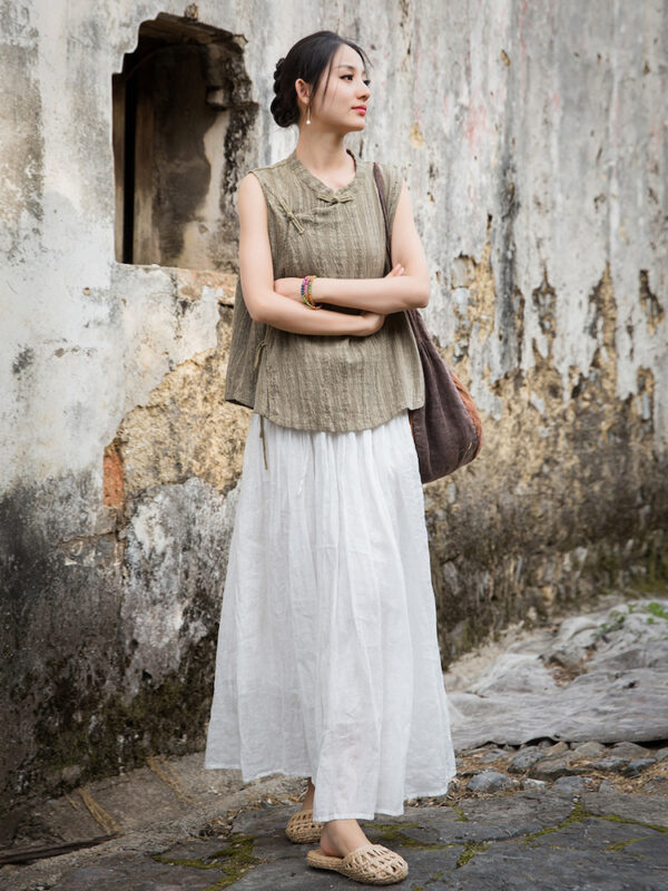 Asymmetrical Chinese Vest Linen Sleeveless Top8.jpg