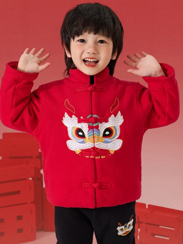 Baby Tang Suit Jacket Red Festive Coat1.jpg