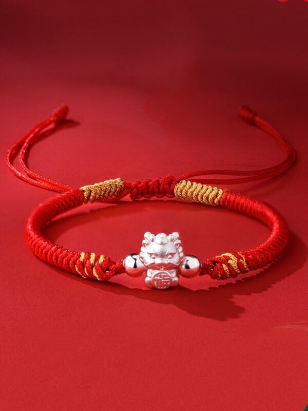 Benmingnian Red Cord Bracelet Dragon Rope Bracelets 1.jpg