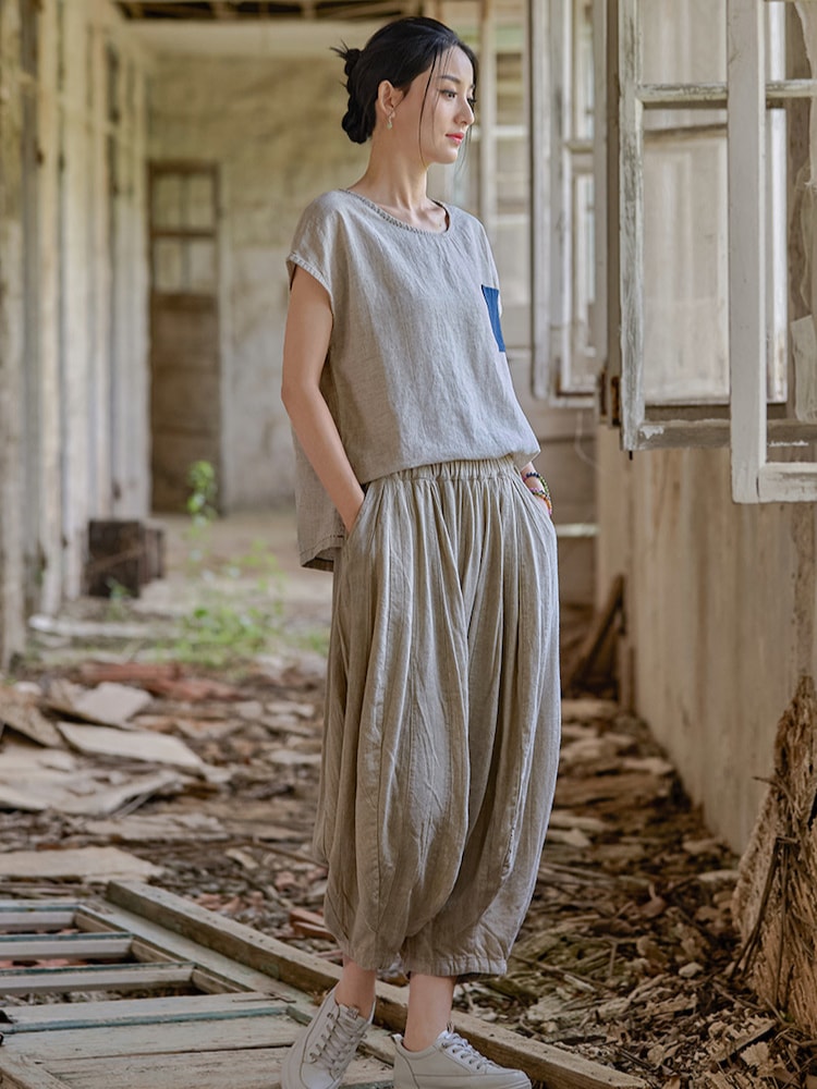 Boho Linen Pants Women Loose Pants1.jpg Boho Linen Pants Women Loose Pants1.jpg