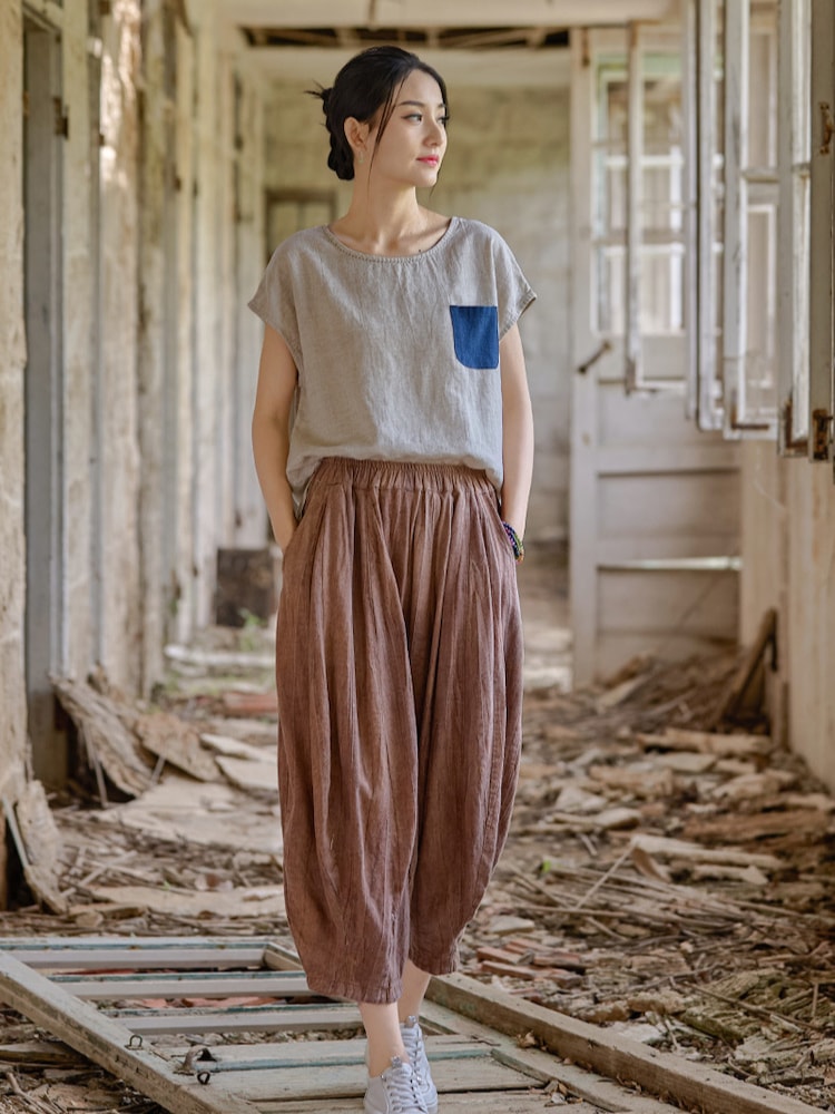 Boho Linen Pants Women Loose Pants3.jpg Boho Linen Pants Women Loose Pants3.jpg