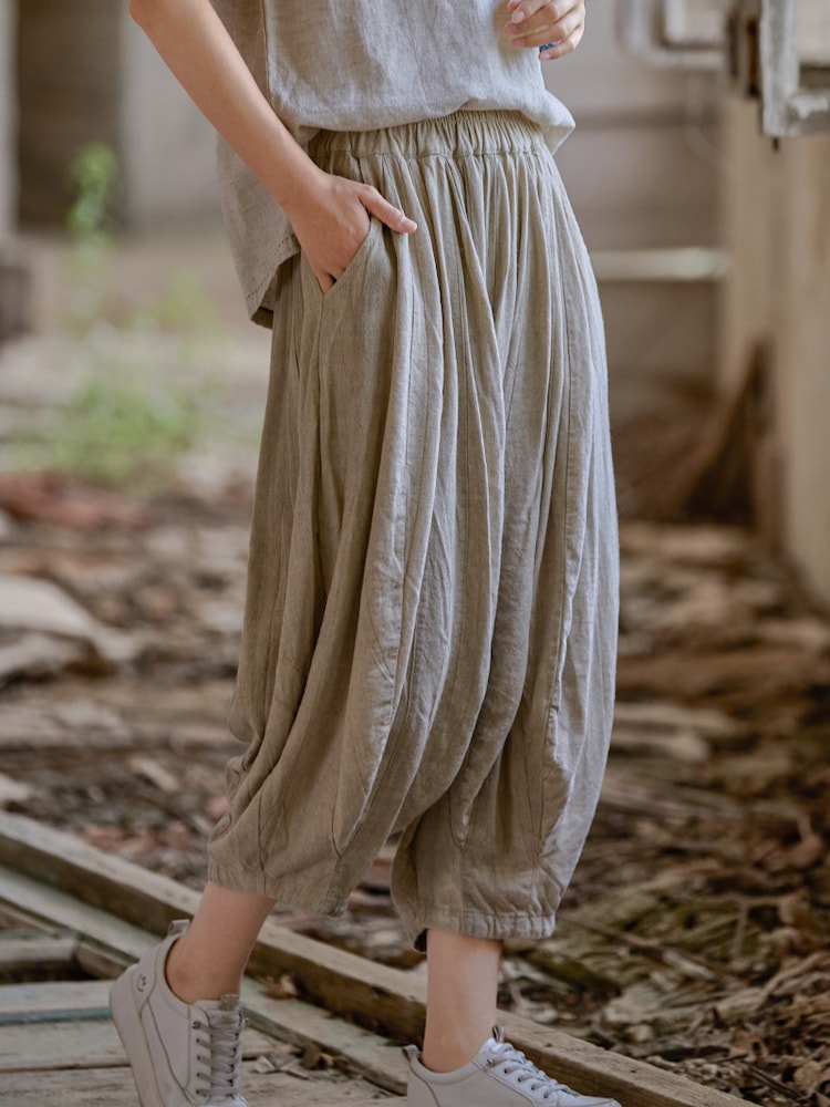 Boho Linen Pants Women Loose Pants4.jpg Boho Linen Pants Women Loose Pants4.jpg