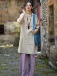 Boho Minimalist Dress Linen Long Shirt9.jpg