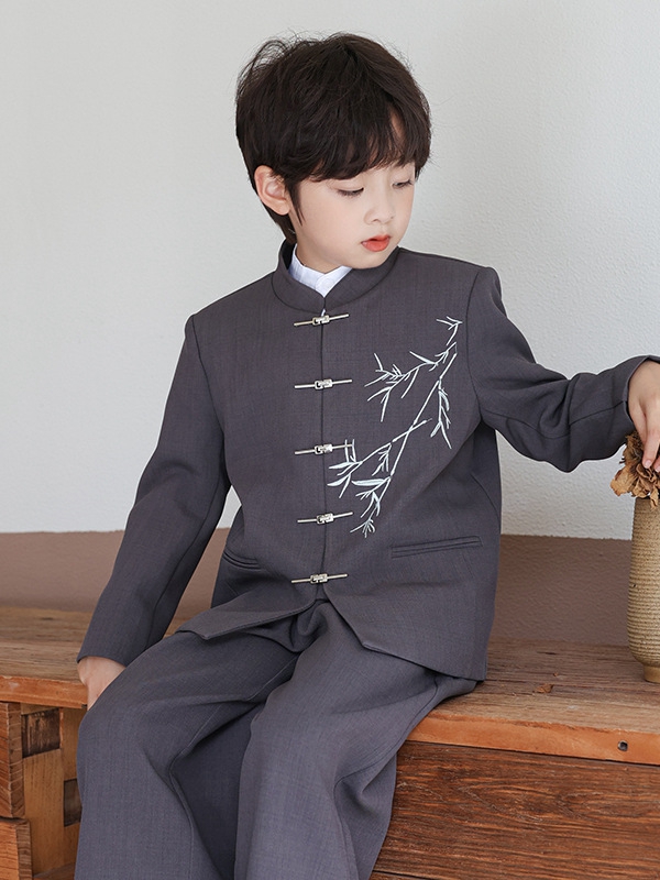 Boys Traditional Chinese Suit Embroidered Zhongshan Outfit 3.jpg