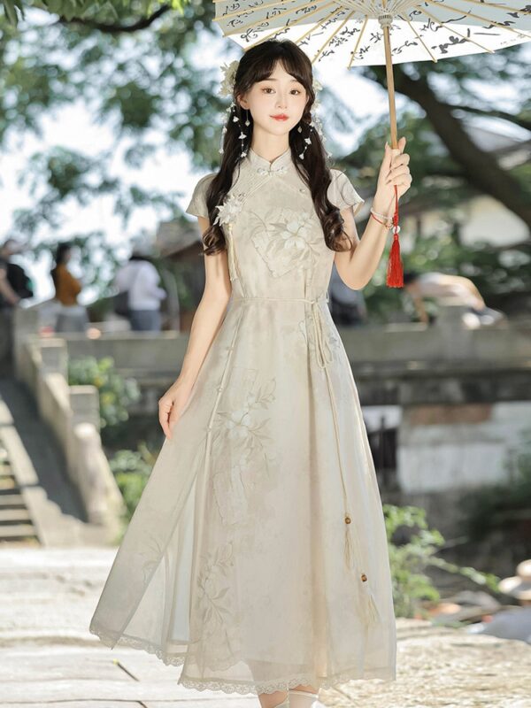 China Style Clothing Floral Qipao Style Dress 1.jpg