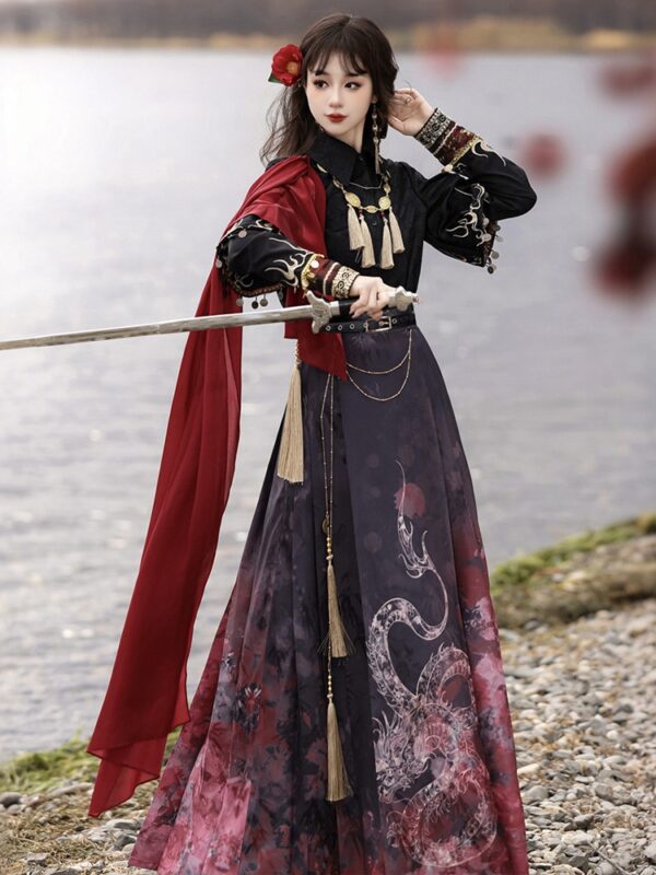 Chinese Hanfu Dress Set for Festivals and Photos 2.jpg