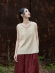 Chinese Linen Tank Top Vintage Vest4.jpg