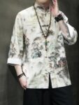 Chinese Mens Shirt Loose Tang Suit Large Size Shirt1.jpg
