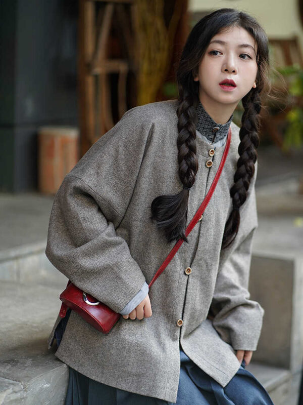 Chinese Modern Hanfu Shirt Blouse And Skirt2.jpg