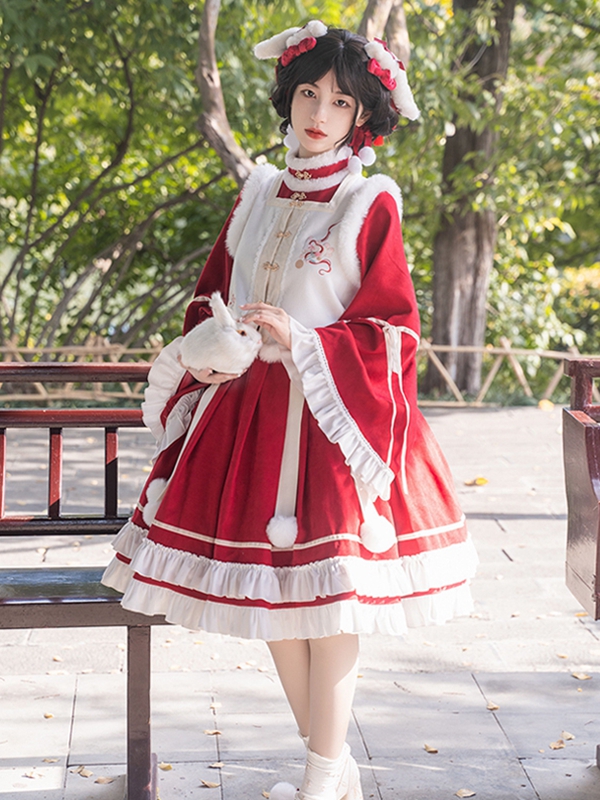 Chinese New Year Lolita Dresses OP Set 3.jpg