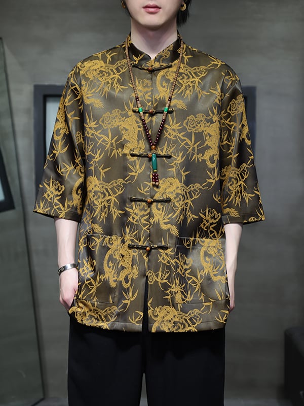 Chinese Shirts for Men Ice Silk Loose Large Size Top2.jpg