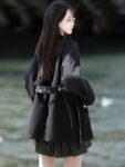 Chinese Style Black Jacket Women Daily Windbreaker 5.jpg