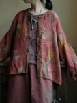 Chinese Style Cotton Jacket Loose Fit Floral Coat1.jpg
