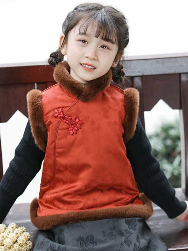 Chinese Style Magua Clothing Childrens Waistcoat 7.jpg