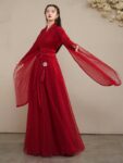 Chinese Style Red Dress For Dancing Women Hanfu 1.jpg