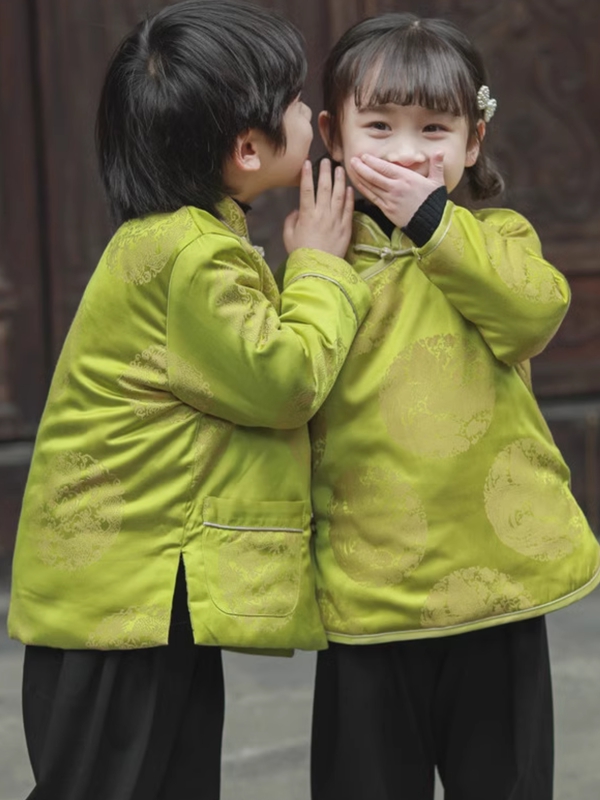 Chinese Tang Suit For Boys And Girls Cotton Coat 12.jpg