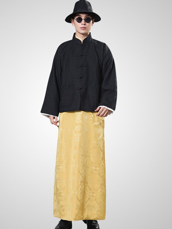 Chinese Tang Suit Mens Performance Costumes 5.jpg