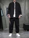 Chinese Tangzhuang Mens Cotton Jacket And Pants1.jpg