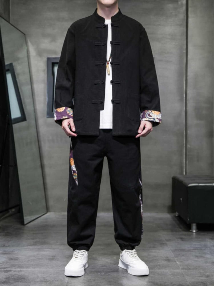 Chinese Tangzhuang Mens Cotton Jacket And Pants3.jpg Chinese Tangzhuang Mens Cotton Jacket And Pants3.jpg