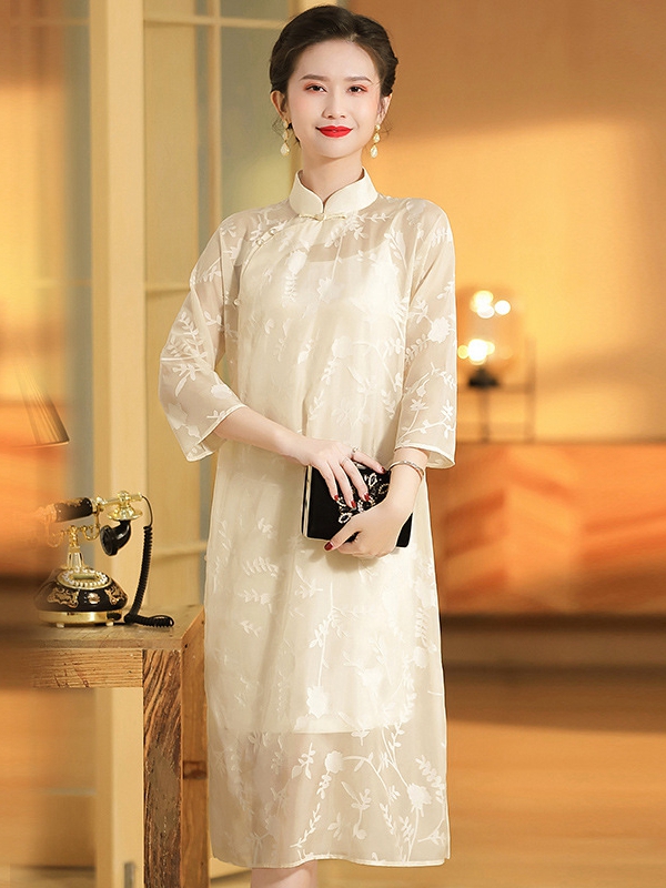 Chinese Traditional Cheongsam Long Cheongsam Qipao Dress 1.jpg Chinese Traditional Cheongsam Long Cheongsam Qipao Dress 1.jpg
