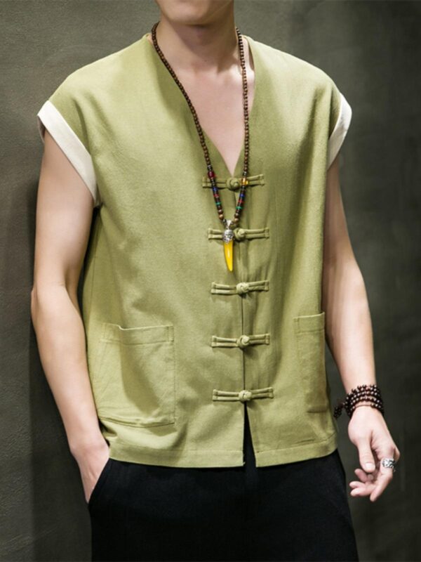 Chinese Vest Mens Loose Breathable Waistcoat1.jpg