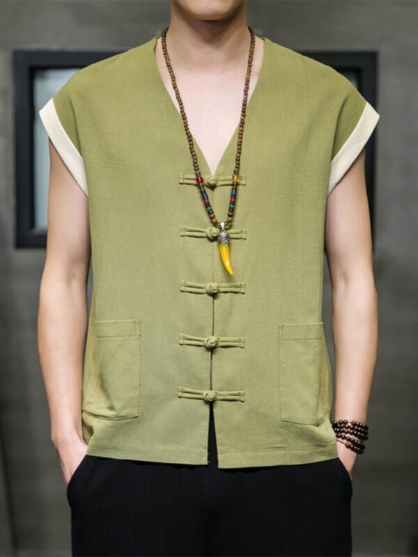 Chinese Vest Mens Loose Breathable Waistcoat2.jpg