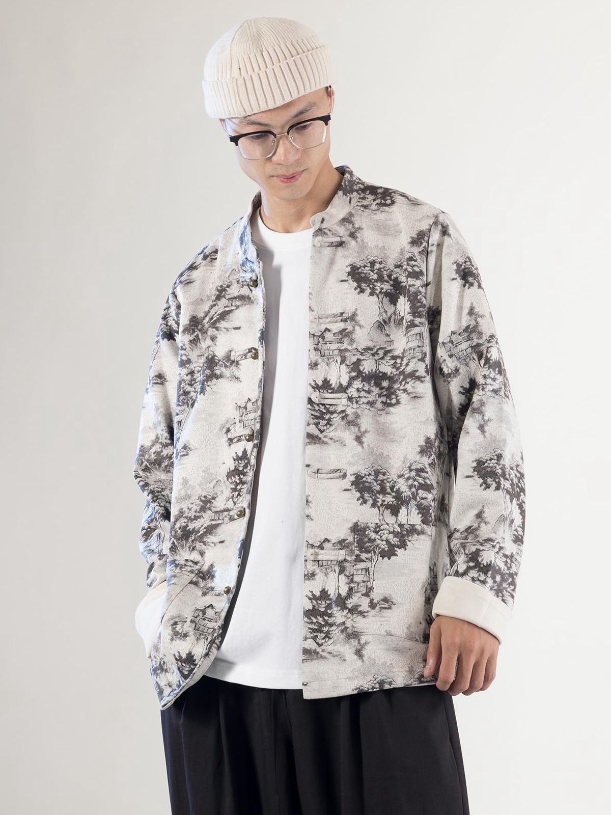 Chinese suede Tang jacket 2.jpg Chinese suede Tang jacket 2.jpg