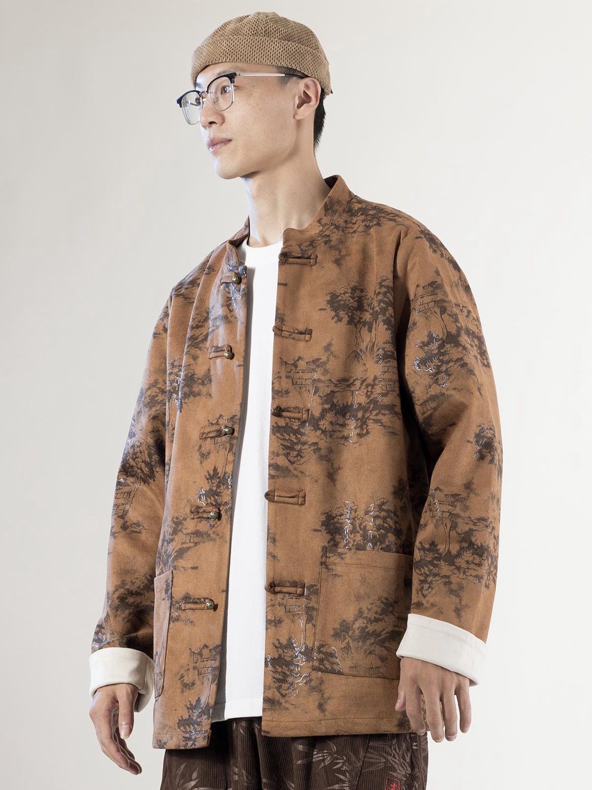 Chinese suede Tang jacket 3.jpg Chinese suede Tang jacket 3.jpg