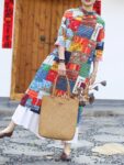Colorful Cotton Long Loose Dresses6.jpg