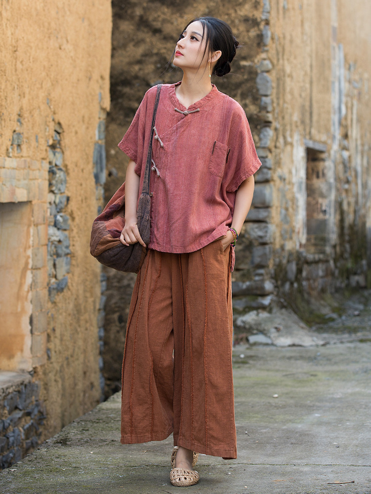 Dyed Linen Shirt Zen Inspired Top2.jpg Dyed Linen Shirt Zen Inspired Top2.jpg