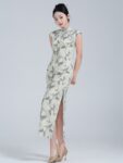 Elegant Jacquard Long Cheongsam Dress6.jpg