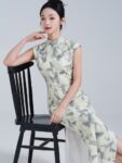 Elegant Jacquard Long Cheongsam Dress6.jpg