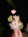 Fairy Pink Flower Hair Clip Tang Style Side Clip 1.jpg