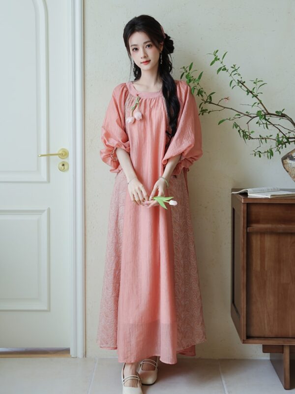 Fairycore Chinese Dress with Puff Sleeves1.jpg