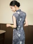 Floral Qi Pao Dress Long Chinese Dress5.jpg