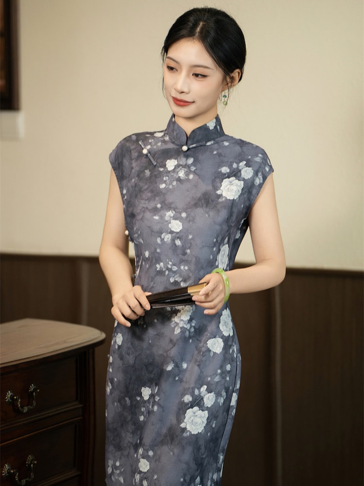 Floral Qi Pao Dress Long Chinese Dress2.jpg Floral Qi Pao Dress Long Chinese Dress2.jpg