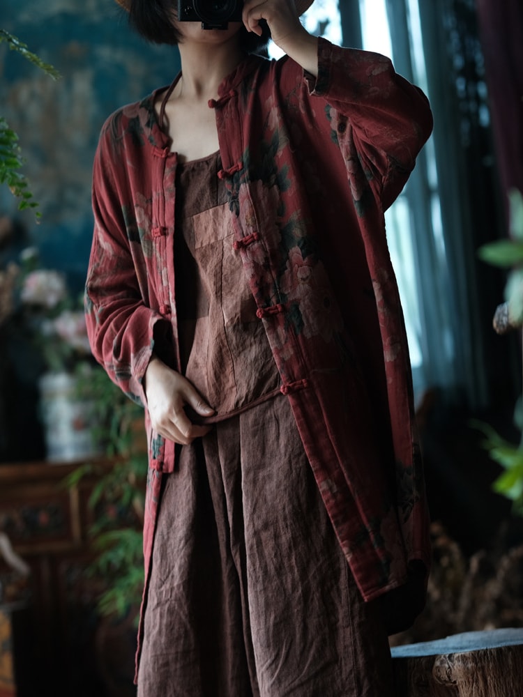 Frog Button Floral Overcoat Vintage Hanfu Jacket4.jpg Frog Button Floral Overcoat Vintage Hanfu Jacket4.jpg