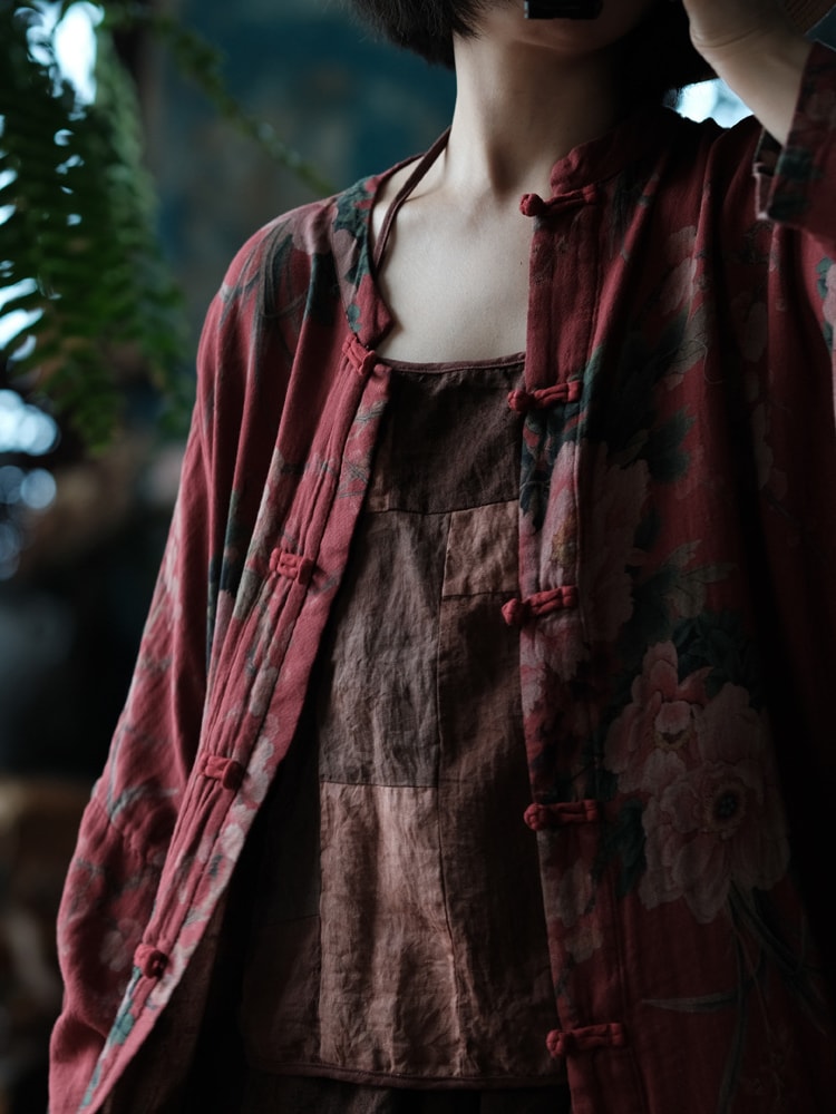 Frog Button Floral Overcoat Vintage Hanfu Jacket6.jpg Frog Button Floral Overcoat Vintage Hanfu Jacket6.jpg