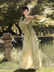 Green Fairy Dress Hanfu Inspired Outfit 5.jpg