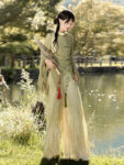 Green Fairy Dress Hanfu Inspired Outfit 5.jpg