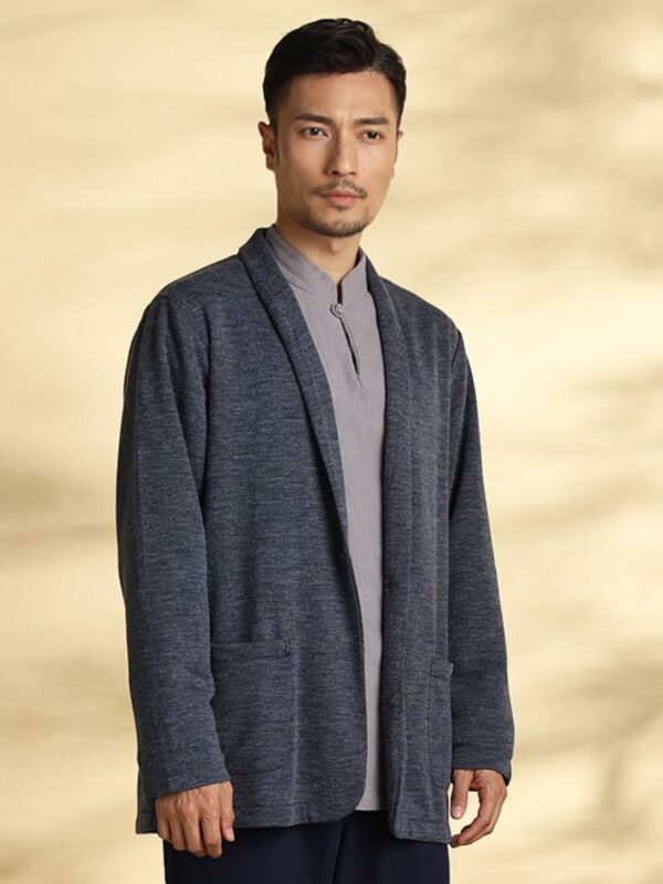 Hanfu Male Modern Loose Knitted Jacket2.jpg