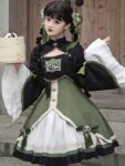 Hanfumdoern Chinese Style Green Lolita Dress Womens 1.jpg