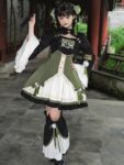 Hanfumdoern Chinese Style Green Lolita Dress Womens 1.jpg