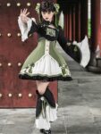 Hanfumdoern Chinese Style Green Lolita Dress Womens 1.jpg