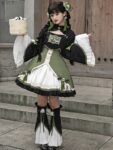 Hanfumdoern Chinese Style Green Lolita Dress Womens 1.jpg