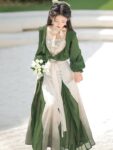 Hanfumodern Chinese Inspired Dress Womens Top Skirt Set 8.jpg