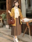 Hanfumodern Chinese Modern Hanfu Han Element Shirt Skirt Woolen Jacket 2.jpg