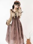 Hanfumodern Chinese Style Brown Dresses For Women 5.jpg